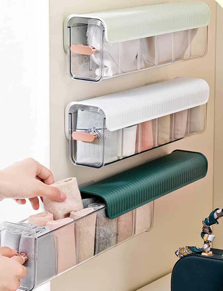 2 Pcs. Pack _ socks and underwear drawer organizer