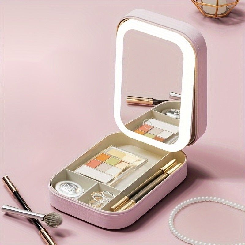 Mini LED Makeup Travel Case