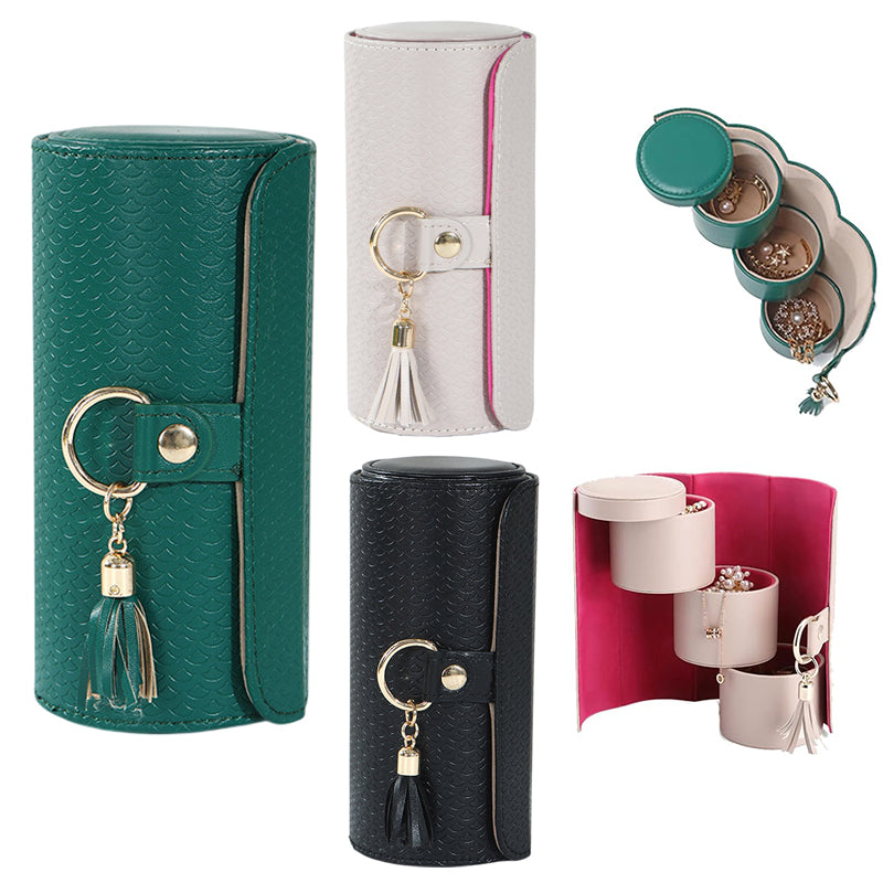 Luxury Leather Jewelry Storage Box
