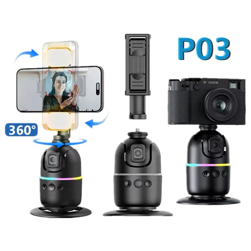 P03- 360 Auto Face Tracking Tripod