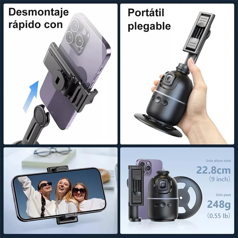 P03- 360 Auto Face Tracking Tripod