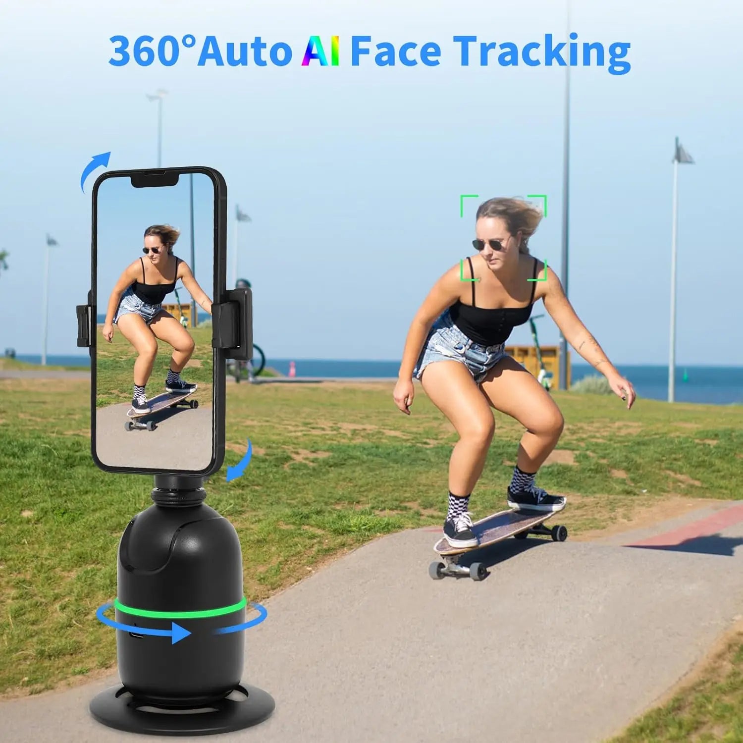 P03- 360 Auto Face Tracking Tripod