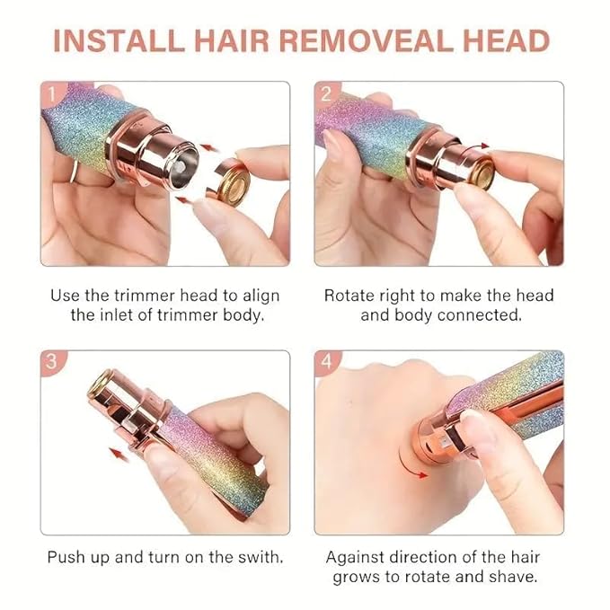 Eyebrow Trimmer & Facial Hair Remover Razor for Women