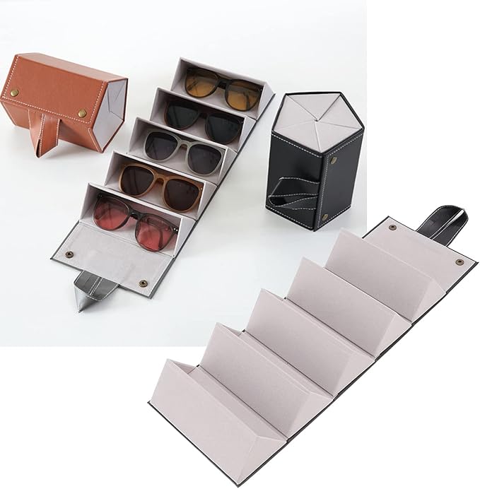 Lux Foldable Spectacle Repository – Black Edition