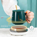 Smart Ceramic Mug with Electronic Warmer