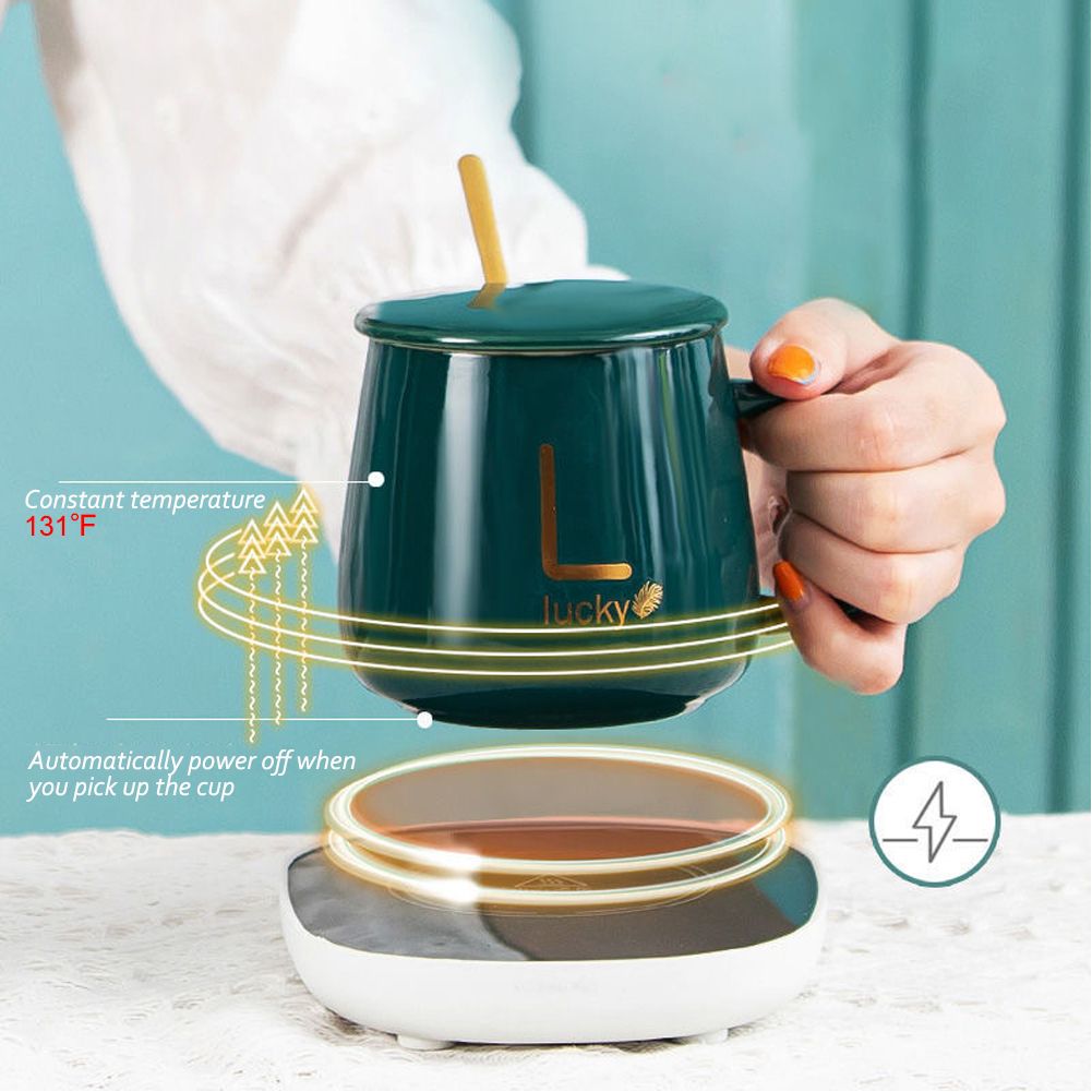 Smart Ceramic Mug with Electronic Warmer