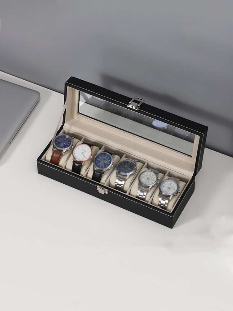 6 slots watch boxes organizer