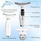 7-Color LED Facial & Neck Therapy Device – Anti-Aging & Firming Tool