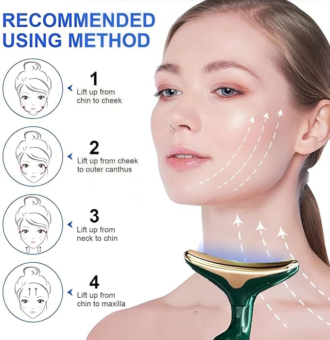 Dermal Rejuvenation Sculpting Massager – Facial & Cervical Firming Device