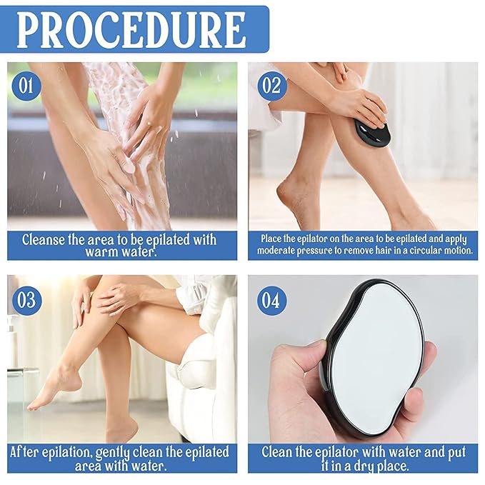 Translucent Dermal Crystal Epilator