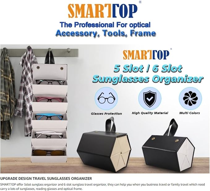 Lux Foldable Spectacle Repository – Black Edition