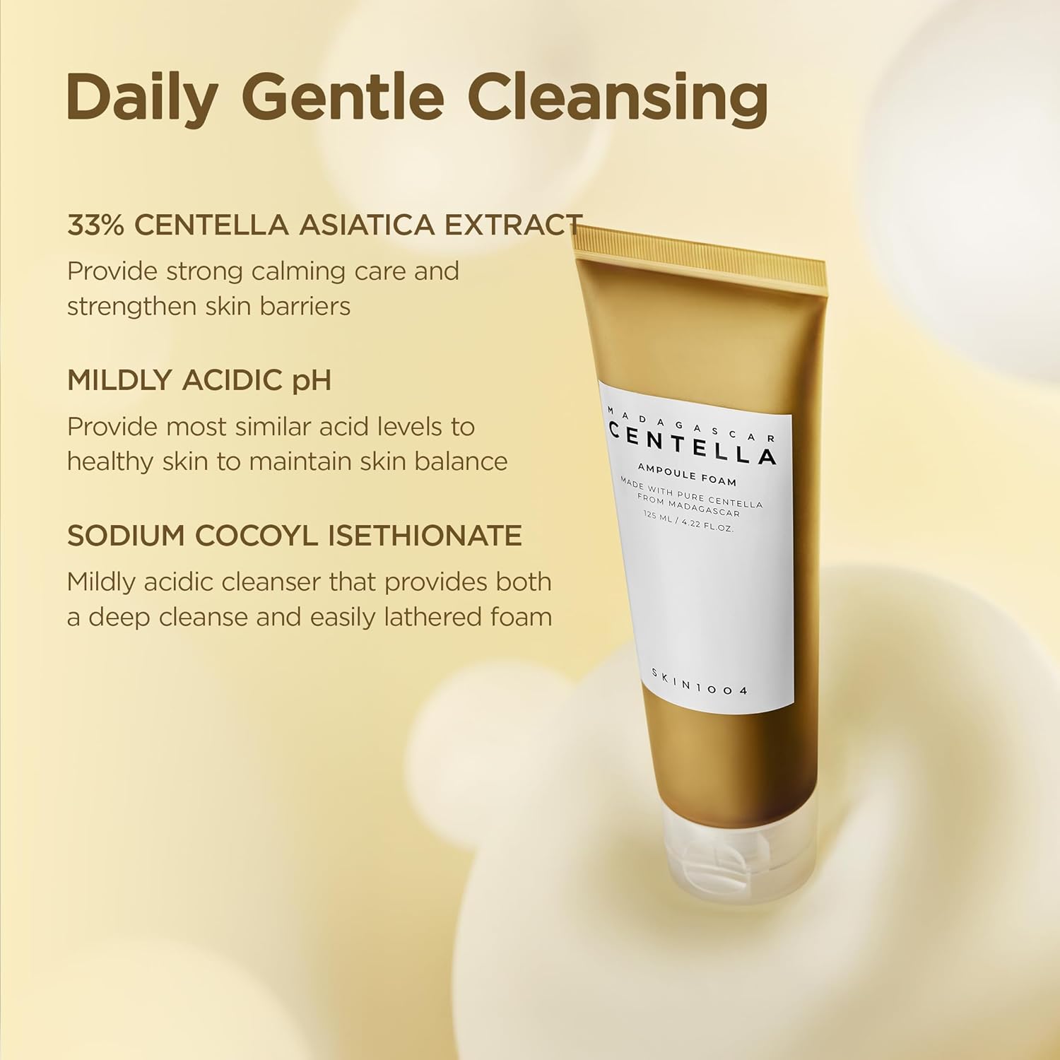 Madagascar Centella Ampoule Foam cleanser