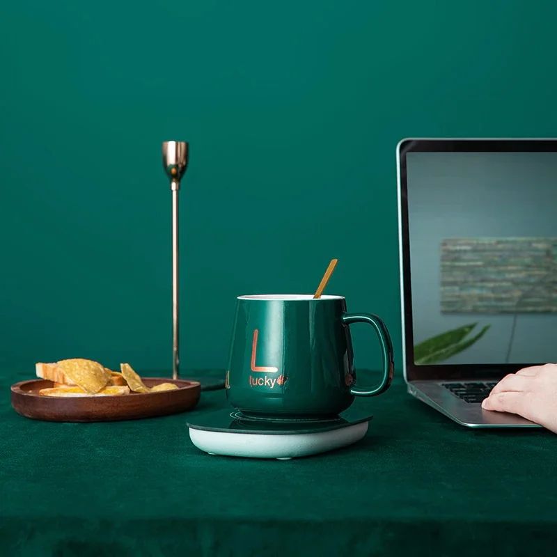 Smart Ceramic Mug with Electronic Warmer