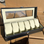 6 slots watch boxes organizer